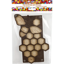Bead organizer with transparent cover FLZB-041