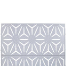Outdoor & Indoor Metal Privacy Screen 76' H×48' W in White, Freestanding Decorative Panels for Deck, Balcony, Patio, Lawn, and Garden