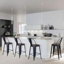 Counter Height Swivel Bar Chairs With Back Set Of 4
