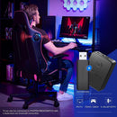 Ergonomic Gaming Chair With Bluetooth Speakers And Footrest