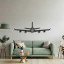 747 Front Metal Aircraft Wall Art - NCP0508