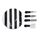 Marble Cheese Set - Black/White