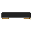 U-Can TV Stand for 65+ Inch TV, Entertainment Center TV Media Console Table, Modern TV Stand with Storage, TV Console Cabinet Furniture for Living Room(OLD SKU: WF530740AAB)