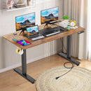 Electric Standing Desk 55 x 24 In With Charging Station