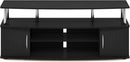 JAYA Entertainment Stand For 55 Inch TV Americano Chrome
