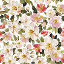 Fashionable Pink and White Flowers Wallpaper
