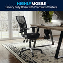 Ergonomic Mesh Office Chair With Adjustable Lumbar Black