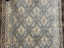 Super Fine Persian Isfahan Rug 3x5 ft, Kork Wool on Silk Foundation, Repeated Floral Motif, Taupe Tan Hand Knotted Oriental Carpet 3 x 5 ft, Signed