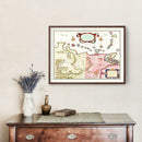 Vintage Map of Venezuela 1665