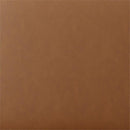 Eighteen Inch Caramel Brown Square Ottoman Footstool