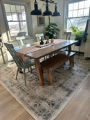 Glayden Modern Slanted Post leg Table