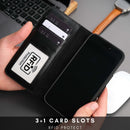 Casper Leather iPhone 15 Pro Wallet Case | Detachable MagSafe Compatible RFID Protection
