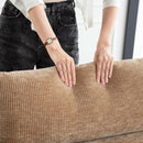 Khaki Chenille Upholstered Accent Chair Bundle Set