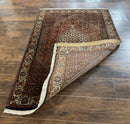 Persian Bidjar Rug 4x5, Fine 290 KPSI, Herati Pattern