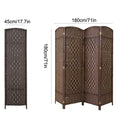 4 Panel Room Divider, Folding Screen
