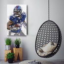 Saquon Barkley Canvas Art – New York Giants Wall Decor