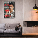Scarface Quote Canvas Art – Tony Montana Wall Decor