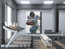 Russell Wilson Poster Seattle Seahawks Football Painting Hand Made Posters Canvas Framed Print Wall Kids Art Man Cave Gift Home Decor