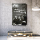 The Godfather Quote Canvas Art – Vito Corleone Decor