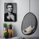 James Dean Canvas – Classic Hollywood Wall Art Gift for Film Buffs and Icon Lovers