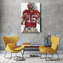 Joe Montana Canvas Art – San Francisco 49ers Wall Decor