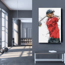 Tiger Woods Canvas Print – Masters Golf Wall Art Decor