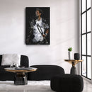 Novak Djokovic Canvas Print – Iconic Tennis Wall Art for Man Cave or Home