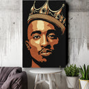 Tupac Canvas – Iconic Rap Wall Art for Music Lovers