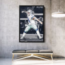 Dak Prescott Canvas Art – Cowboys Celebration Wall Decor