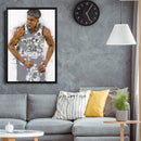Giannis Antetokounmpo Canvas Art – Milwaukee Bucks Wall Decor