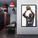 Hakeem Olajuwon Canvas Art – Houston Rockets Wall Decor