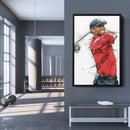 Tiger Woods Canvas Print – Masters Golf Wall Art Decor