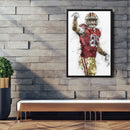 George Kittle Canvas Art – San Francisco 49ers Wall Decor