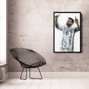 Lionel Messi Canvas Art – Argentina National Team Wall Decor