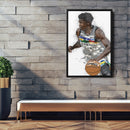 Anthony Edwards Canvas Art – Minnesota Timberwolves Wall Decor