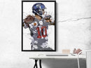 Eli Manning Poster New York Giants Football Painting Hand Made Posters Canvas Print Kids Wall Art Home Man Cave Gift Decor