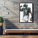 Brian Dawkins Canvas Art – Philadelphia Eagles Wall Decor