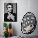 James Dean Canvas – Classic Hollywood Wall Art Gift for Film Buffs and Icon Lovers