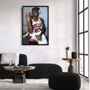 Michael Jordan Smoking Canvas – Chicago Bulls Wall Art Home Decor