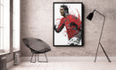 Cristiano Ronaldo Poster Soccer Player Manchester United Painting Hand Made Posters Canvas Print Kids Wall Art Man Cave Gift Home Decor