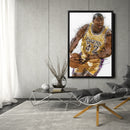Magic Johnson Canvas Art – Los Angeles Lakers Wall Decor
