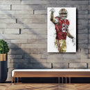 George Kittle Canvas Art – San Francisco 49ers Wall Decor
