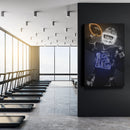 Tom Brady Graffiti Neon New England Patriots NFL Poster Canvas Print Kids Wall Art Man Cave Gift Home Decor