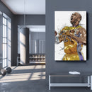 Kobe Bryant Canvas Art – Lakers Basketball Wall Decor