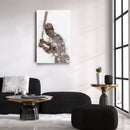 Hank Aaron Canvas Art – Atlanta Braves Wall Decor