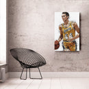 Jerry West Canvas Art – Los Angeles Lakers Wall Decor