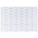 Outdoor & Indoor Privacy Screen Metal Privacy Screen 76' H×48' W, Freestanding Decorative Privacy Screen for Deck Balcony Patio, Privacy Fence Panels for Outside Lawn Garden PS112 WHITE