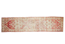 2.5x11 Vintage Distressed Oushak Rug Runner