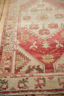 2.5x11 Vintage Distressed Oushak Rug Runner