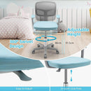 Ergonomic Kids Desk Chair With Lumbar Support Blue